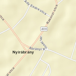 Nyírábrány Street Map