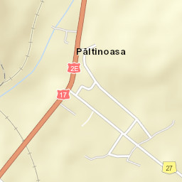 Păltinoasa Street Map