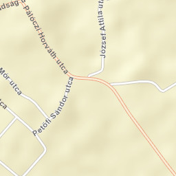 Kömlőd Street Map