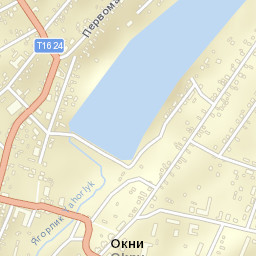 Okny Street Map