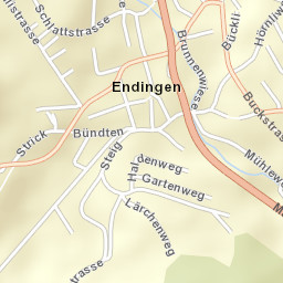 Endingen Street Map