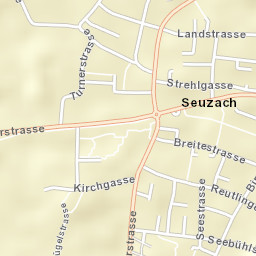 Seuzach Dorf Street Map