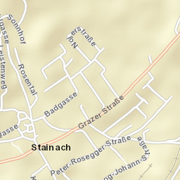 Stainach Street Map