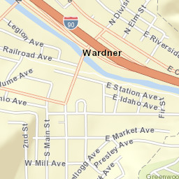 201-299 North Division Street, Kellogg, ID Street Map