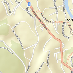 Rorbas Street Map