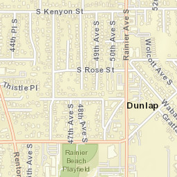 8760-8916 Rainier Ave S, Seattle, WA 98118 Street Map