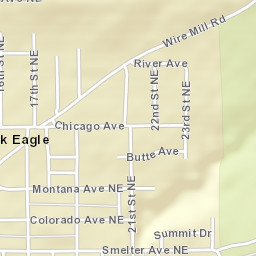 1800-1898 Smelter Ave, Black Eagle, Mt  Street Map