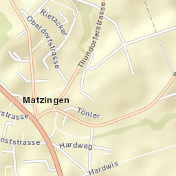 Matzingen Street Map