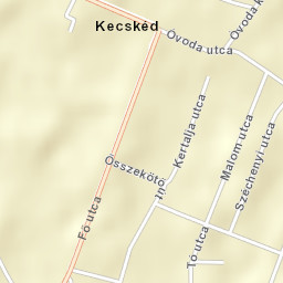Kecskéd Street Map