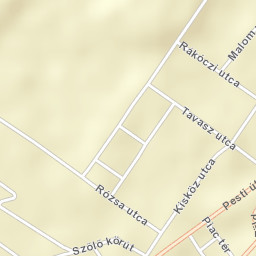 Dány Street Map