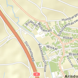 Arisdorf Street Map