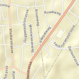 Oberwinterthur (Kreis 2) / Guggenbühl Street Map
