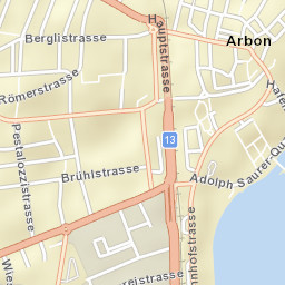 Arbon Street Map