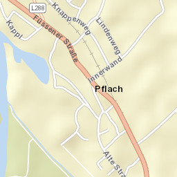 Pflach Street Map