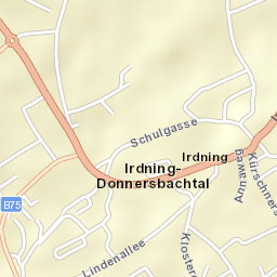 Irdning Street Map