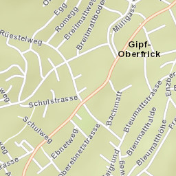 Gipf-Oberfrick Street Map