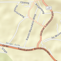Grän Street Map