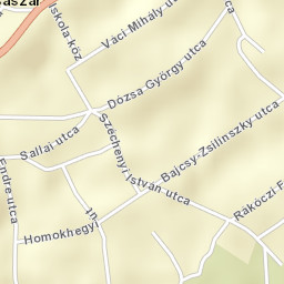 Császár Street Map