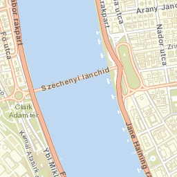 Budapest I. kerület Street Map