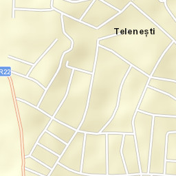 Teleneşti Street Map