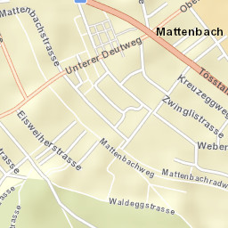 Mattenbach (Kreis 7) / Deutweg Street Map