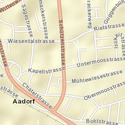 Aadorf Street Map