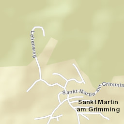 Sankt Martin am Grimming Street Map