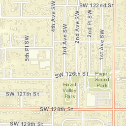 401 Southwest 126th Street, Seattle, WA Street Map