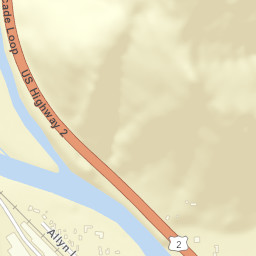 3015-3399 U.S. 2, WA, America Street Map