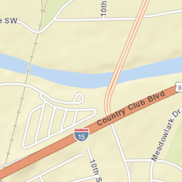 1117-1199 6th St SW, Great Falls, Mt 59404 Street Map