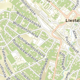 Bezirk Liestal Street Map