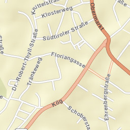 Reutte Street Map
