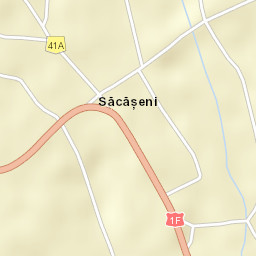 Săcăşeni Street Map