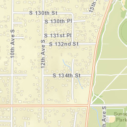 13441 12th Avenue South, Seattle, WA Street Map