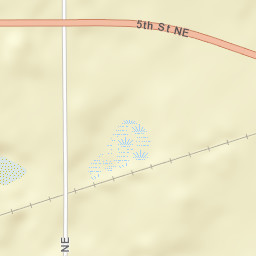 1600-1742 5th Street Northeast, Goodrich Street Map