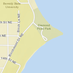 1401-1499 Birchmont Drive Northeast Street Map