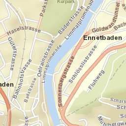 Baden Street Map