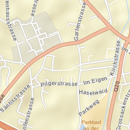 Münchwilen District Street Map