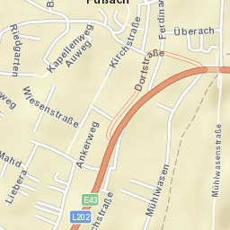 Fußach Street Map