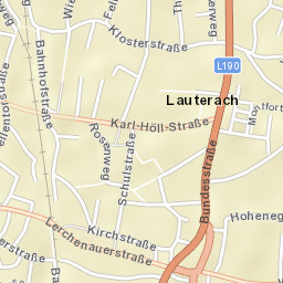 Lauterach Street Map