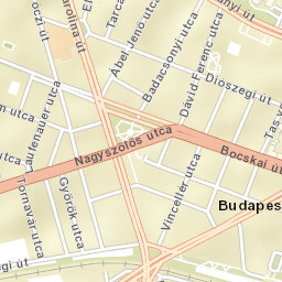 Budapest XI. kerület Street Map