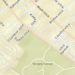 Budapest X. kerület Street Map