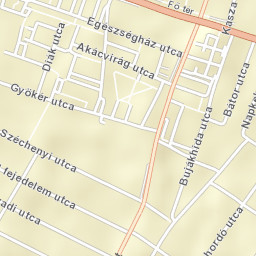 Budapest XVII. kerület Street Map