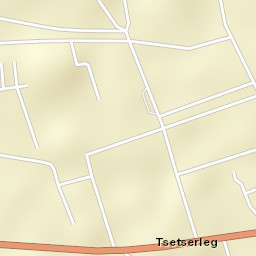 Tsetserleg Street Map