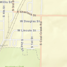 South 3rd Street, Harrington, WA 99134 Street Map