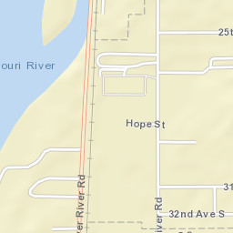 3128-3198 Upper River Road, Great Falls, MT Street Map