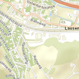 Lausen Street Map
