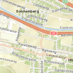 Itingen Street Map