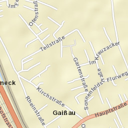 Gaißau Street Map