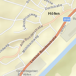 Höfen Street Map